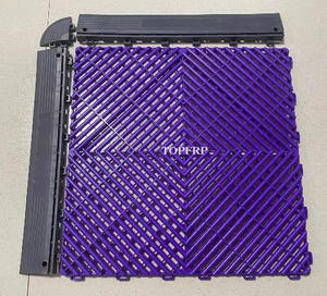 400*400*18mm anti-dérapant PP carreaux de sol de Garage à emboîtement/carreaux de sol de Garage de Drainage en plastique amovible - Product Image 4