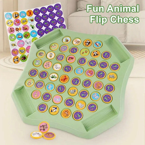 Nouveau conseil enfants <span class=keywords><strong>Flip</strong></span> jouet d'échecs interactif bataille Concentration formation mémoire jeu d'échecs jouet éducatif - Product Image 3