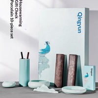 Coffret Cadeau Premium Qingyun Quatre Trésors d'Étude – Fournitures Complètes de Calligraphie et Peinture Haut de Gamme pour Débutants, Incluant