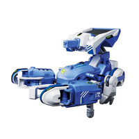 Vente en gros sur place : Kit robotique intelligent 3 en 1 à énergie solaire, jouet éducatif STEM, kit de bricolage robotique