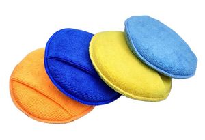Microfibra Cera Aplicador <span class=keywords><strong>Pad</strong></span> Car Wash Limpeza Polonês <span class=keywords><strong>Pad</strong></span> Auto Cera Aplicar Removedor Buff Pads - Product Image 6