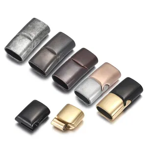 Screw Magnetic Clasps For Necklaces Safety Magnetic Locking Jewelry Clasp  Converter - Gold+silver