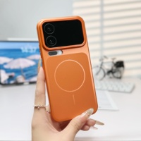 Coque de téléphone en PC avec placage métallique givré pour Xiaomi 17 Pro Max, charge sans fil, magnétique, ultra fine, mince, coque de protection