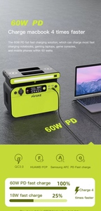 600W Power Station Portable Camping High Capacity <b>Solar</b> Power Portable Station - Product Image 2