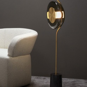 Lampe sur pied design nordique postmoderne avec lustre mural minimaliste créatif de luxe pour salon et chambre à coucher, corps en fer - Product Image 3