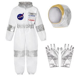 Costumes d'Halloween <span class=keywords><strong>YuYuan</strong></span> pour enfants, costume d'astronaute pour filles et garçons, combinaison spatiale, cosplay - Product Image 4