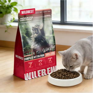 Nourriture pour chatons Petop riche en protéines (38 %) avec poulet frais et DHA pour le développement cérébral, nutrition complète, nourriture sèche pour chats OEM - Product Image 4