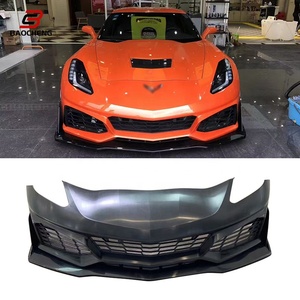 Kit carrosserie de pare-chocs avant en fibre de carbone pour Chevrolet <span class=keywords><strong>Corvette</strong></span> C7 2014-2017 - Product Image 1