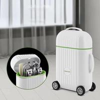 Kit de manucure professionnel 8 pièces avec sac de voyage outils à ongles en plastique avec ciseaux pour une utilisation en déplacement