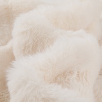 2025 couverture chauffante électrique de luxe Double couche fausse fourrure de lapin Super doux confortable et lavable couverture électrique matelassée
