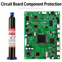 Adhésif électronique UV acrylique pour la protection des joints de soudure des câbles plats, composants électroniques, caméras, colle filetée et de durcissement