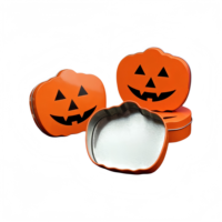 Boîte en fer blanc personnalisable pour Halloween, qualité alimentaire, recyclable, pour bonbons et chocolats, vente en gros, commande en gros disponible