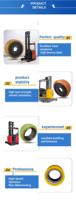 Roue de soutien en fonte de polyuréthane résistant à l'usure 150x76/81-25 mm BT, Référence 7509579 210545, 7542704