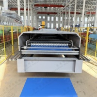 Línea de Producción de Tejas Metálicas Corrugadas, Totalmente Automática, de Una Sola Capa, Fabricante Original, ISO CE