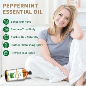 Vente d'usine Huile de menthe poivrée biologique de qualité cosmétique, antioxydante, <span class=keywords><strong>anti</strong></span>-<span class=keywords><strong>inflammatoire</strong></span>, soulage les démangeaisons du cuir chevelu, pour les cheveux - Product Image 2
