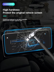 Film de protection HD 2.5D transparent anti-huile et anti-lumière bleue pour véhicules électriques Mercedes-Benz – Personnalisation usine, vente en gros - Product Image 2