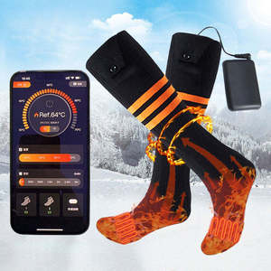 Calcetines Térmicos Recargables Antideslizantes para Esquí y Caza al Aire Libre, con Impresión Digital, Control Inteligente de Temperatura en la Parte Inferior para Niños - Product Image 1