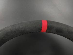 หนังคาร์บอนไฟเบอร์สำหรับพวงมาลัย <span class=keywords><strong>RS</strong></span> Sport ปุ่มสตาร์ท-สต็อป คันเกียร์แบบ Paddle Shifter แถบสีแดงสำหรับ <span class=keywords><strong>Audi</strong></span> - Product Image 2