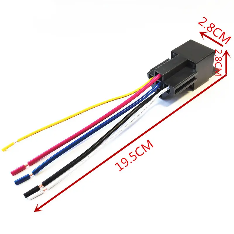 12V/24V Automotive Relays Fixed Back 5-pin Conversion 40A /80A/100A AC automotive car relay