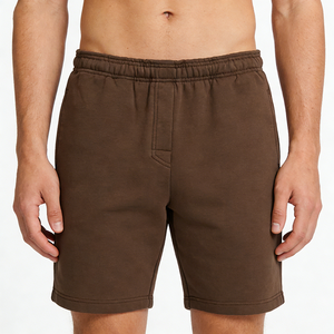 Pantaloncini Bermuda da Uomo in Cotone, Stile Retrò Casual Estivo, Personalizzabili, in Maglia Pesante, Traspiranti, Tinta Unita, Streetwear - Product Image 2