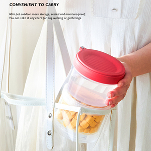 Novo Outdoor portátil <span class=keywords><strong>Dog</strong></span> Cat Comida Água Dividido <span class=keywords><strong>Bowl</strong></span> Pet Outdoor Multi Layer Armazenamento Jar Viagem <span class=keywords><strong>Bowl</strong></span> Pet produtos - Product Image 2