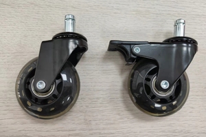 Nice White Ruedas <span class=keywords><strong>de</strong></span> silla <span class=keywords><strong>de</strong></span> 3 pulgadas <span class=keywords><strong>Rueda</strong></span> Para Sillas <span class=keywords><strong>Rueda</strong></span> Para muebles <span class=keywords><strong>de</strong></span> PU <span class=keywords><strong>de</strong></span> 75mm - Product Image 3