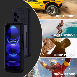 GSCASE resistente alla polvere IP68 impermeabile 360 proteggere Cover completa <span class=keywords><strong>custodia</strong></span> <span class=keywords><strong>cellulare</strong></span> per Xiaomi <span class=keywords><strong>Redmi</strong></span> Note 12 pro 5G Cover posteriore - Product Image 2