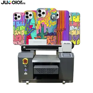 Mesin Printer UV Multi A1 A2 A3 silinder akrilik kaca logam Printer Led UV bisnis kecil dan Printer Inkjet