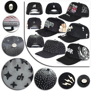 Бейсболка HBA54 с 5 панелями, кепка-футболка, производитель, хлопок, для бега, спортивная, с 3D-вышивкой логотипа, на заказ, в стиле «папина» кепка - Product Image 1