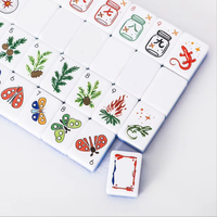 Luxuriöse US-Mahjong-Steine aus Acryl, faltbar und wasserabweisend, für Casino-Glücksspiel, Poker, Freizeit und Unterhaltung – Großhandel
