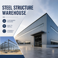 Entrepôt en structure métallique préfabriquée, usine industrielle, atelier, bâtiment de stockage métallique préfabriqué