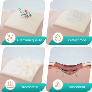 Vente directe d'usine de pansements auto-adhésifs en silicone pour ulcères de pression, pansements en mousse de gel de silicone et pansements en polyuréthane - Product Image 3