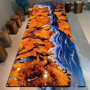 Hoa trang trí nội thất tùy chỉnh phòng khách phòng ăn bàn ăn bàn Epoxy bảng - Product Image 2