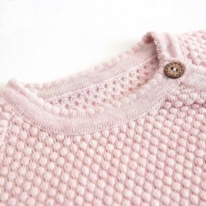 春季实心新生儿男童女童服装套装长袖上衣长裤套装休闲婴儿睡衣服装 - Product Image 4
