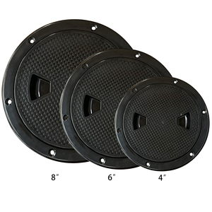 Escotilla de inspección de placa de cubierta de tornillo marino de plástico de 4 "/6"/8 ", barco de acceso de plástico RV redondo de Isure Marine hecho en China - Product Image 1