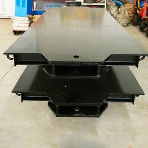 새로운 광산 레일 카트 철도 마차 CE 승인 플랫 광산 마차 판매 카트 - Product Image 6