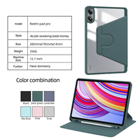 Funda de tableta de rotación 360 para Redmi Pad Pro Case 12,1 pulgadas con portalápices carcasa dura para Xiaomi Redmi Pad Pro 12 1 ''2024