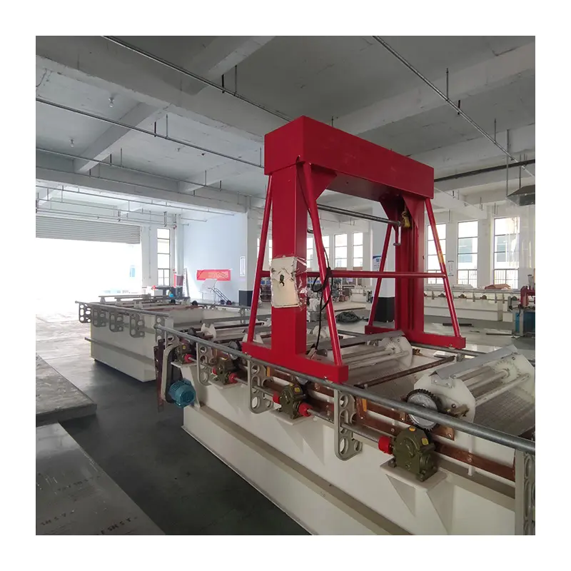 Automatic big capacity zinc electro plating machine galvanized plant for screw