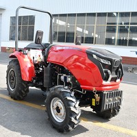 Macchina agricola TAVOL 70hp 80hp 100hp 4WD YTO motore diesel piccolo Traktor giardino Traktere agricoltura trattori con caricatore frontale