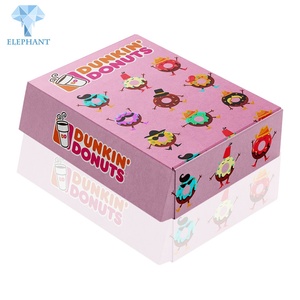 Cajas Plegables para Galletas, Pasteles, Donuts, Cupcakes y Repostería, Caja de Repostería Rosa - Product Image 4