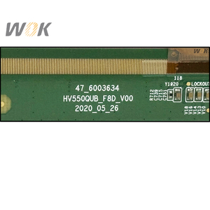 แผงจอแสดงผลทีวี <span class=keywords><strong>OLED</strong></span> ขนาด 32 43 55 65 75 85 <span class=keywords><strong>86</strong></span> นิ้ว อะไหล่เปลี่ยน จอ LCD ทีวีขนาด 55 นิ้ว ความละเอียด 3840*2160 HD รุ่น HV550QUB-F8D - Product Image 6
