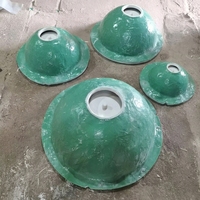 Moule en silicone double couche de haute qualité avec fibre de verre pour la fabrication de pots de fleurs en ciment, moule de jardin personnalisé