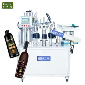hair dye shampoo instant 2 in 1 shampoo lotion automatic bottle filling machine