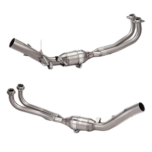 Tubo de Escape para Motocicleta <span class=keywords><strong>S1000RR</strong></span>, para Modelos <span class=keywords><strong>M1000RR</strong></span> R S1000R, Secciones Delanteras y Traseras de Aleación de Titanio en Negro/Azul - Product Image 3