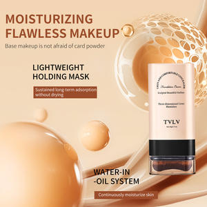 Base de Maquillaje Vegana TVLV OEM en 5 Colores, <span class=keywords><strong>Tinte</strong></span> de Piel de Larga Duración, Cobertura Total, Corrector Impermeable en Barra con Brocha - Product Image 4