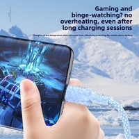 Cable de Datos Trenzado de Cobre Puro de Gran Calidad, Doble Tipo-C, Carga Rápida PD 60W, Transferencia de Datos para iPhone