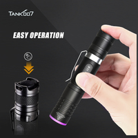 Lampe torche UV étanche Tank007 K9A5 365nm pour inspection forensique, polymérisation UV longue portée et détection de fluorescence