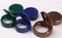 Vente en gros PET Capsule Bouteille Flip Top Cap Vide Ambre Vert 120cc 150cc En Plastique Vitamine Pilule Esay Ouvert Médicament Bocaux De Stockage