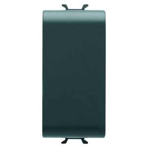 Gewiss Chorusmart GW-12195 Cubierta de poste falso de 1 interruptor, negro satinado, plástico, interruptor de pared IP20 - Product Image 1