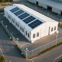 Tentes de réception robustes 20x20 en alliage d'aluminium imperméable pour événements sportifs, fêtes en plein air, mariages, pour 300 personnes